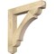 Ekena Millwork Olympic Craftsman Rough Sawn Bracket, Douglas Fir, 4"W x 28"D x 28"H BKT04X28X28OLY04RDF - alternate 1